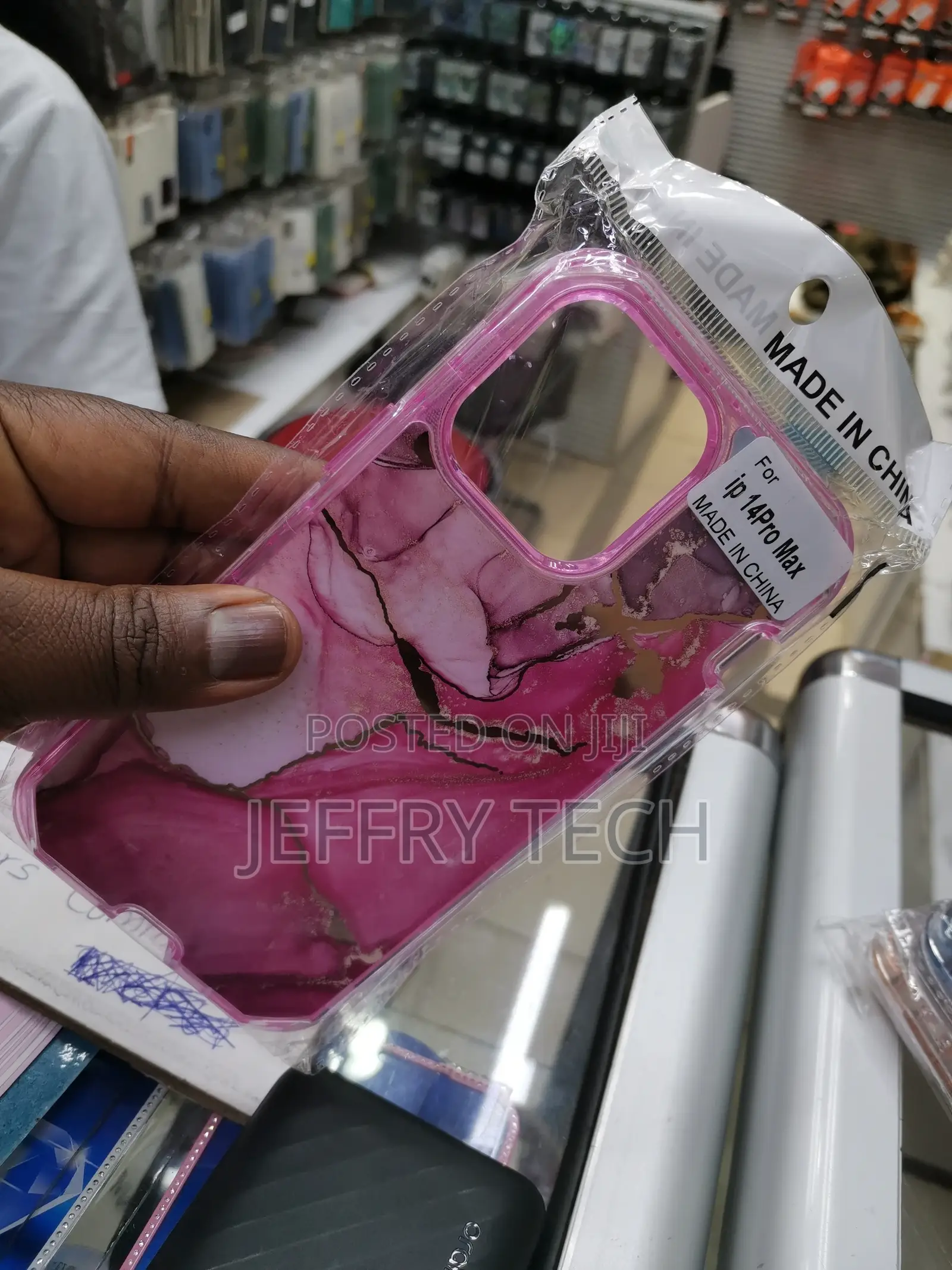 iPhone 14 Pro Max Marbleshockproof TPU Bumper Cover