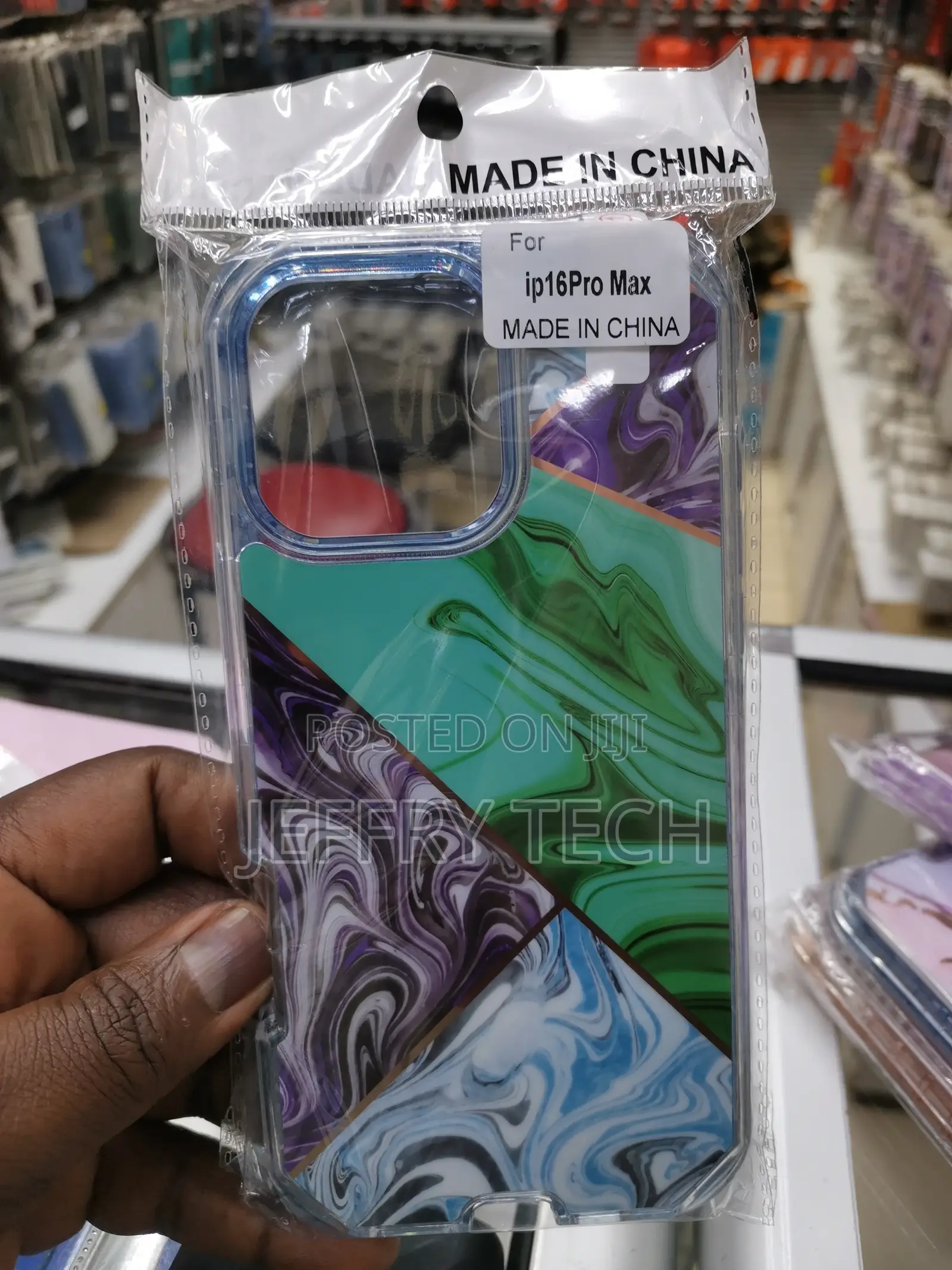 iPhone 16 Pro Max Marble Phone Case Drop Protection