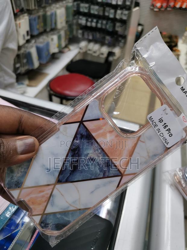 For iPhone 16 Pro Marble Phone Case Drop Protection,Soft - thumbnail 3