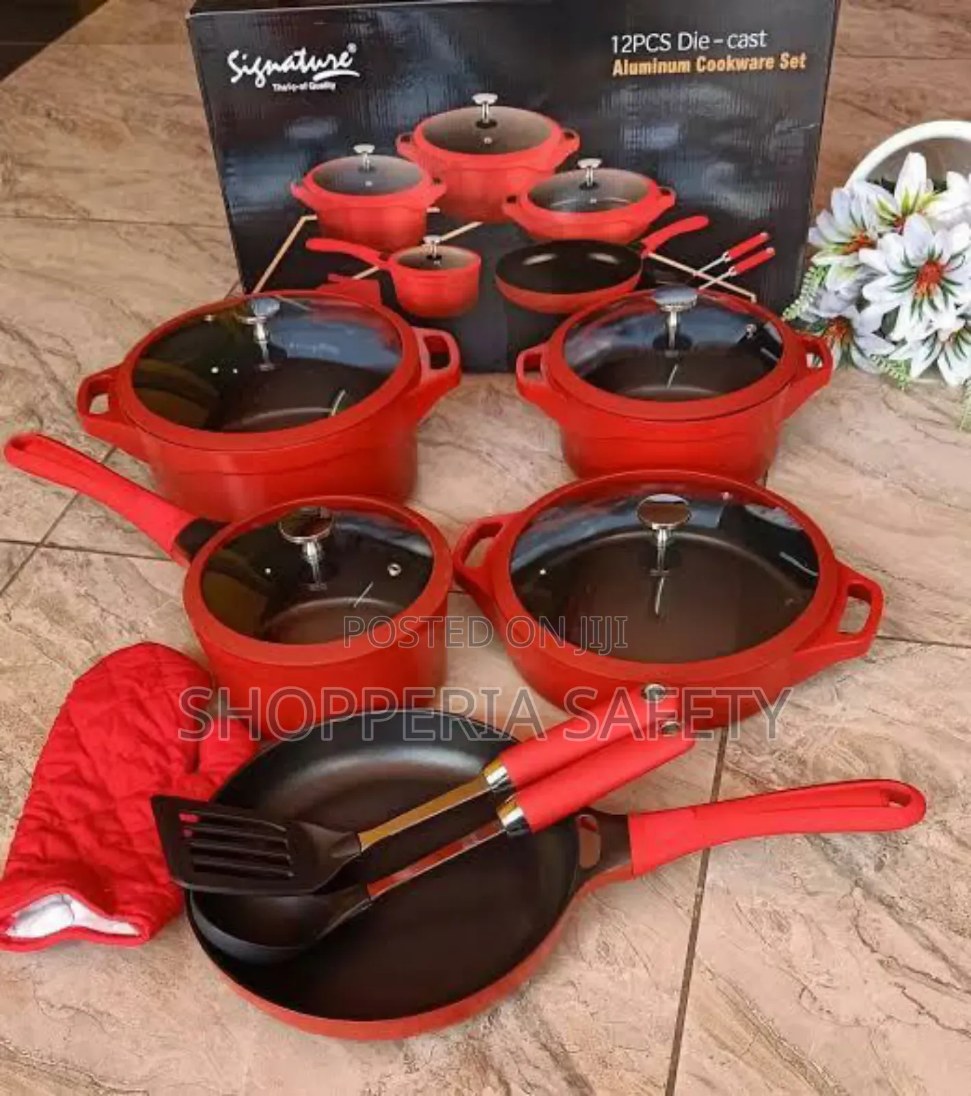 12 PCS Signature Die Cast Aluminum Cooking Set