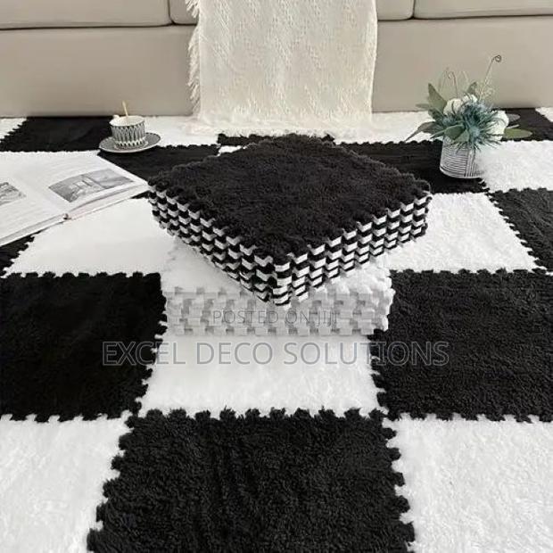 Plush Mats With a Rubber Back