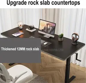 Office Desk: Mannual Lifting Adjustable Desk
