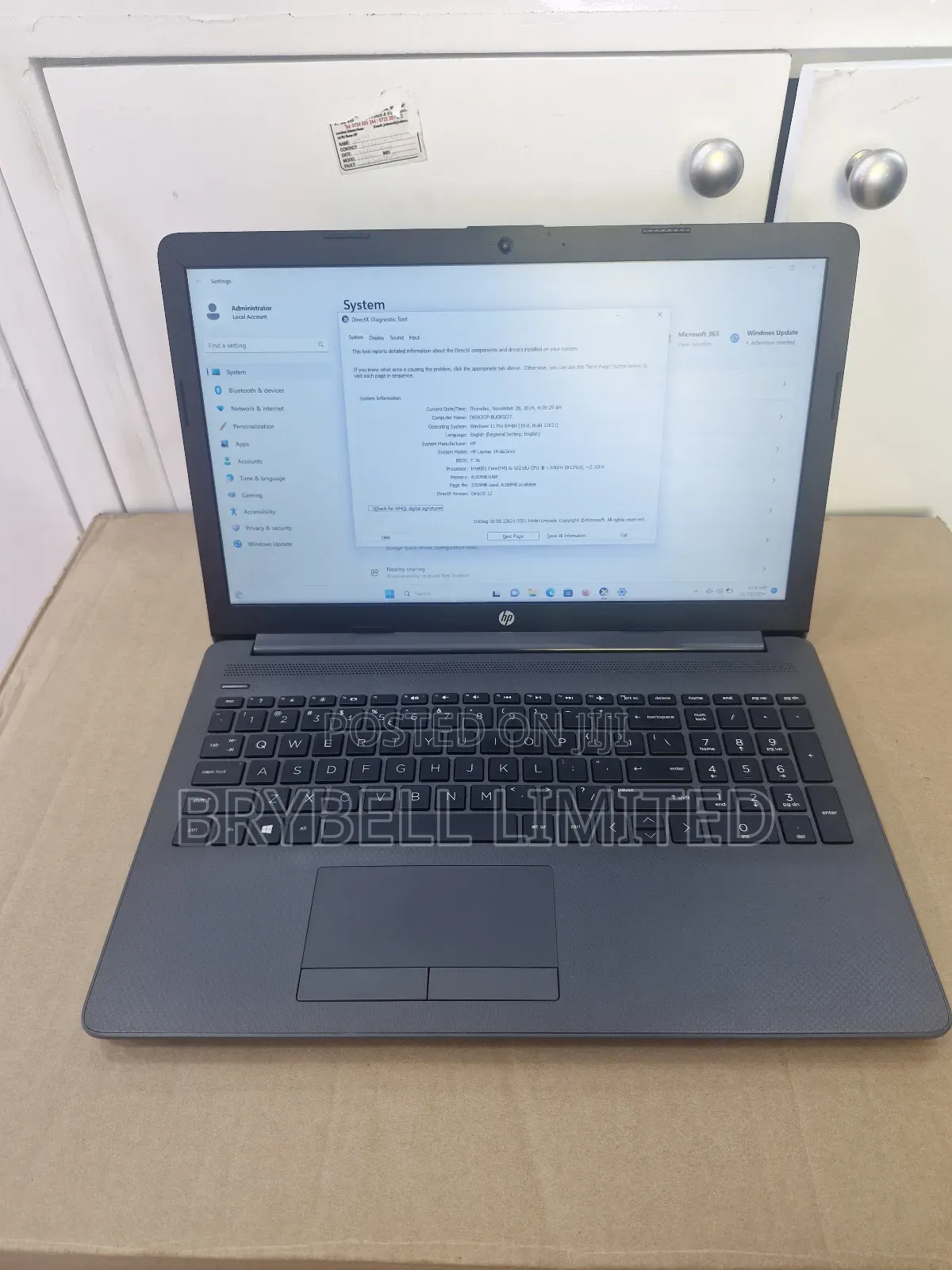 Laptop HP 15 8GB Intel Core I5 HDD 1T