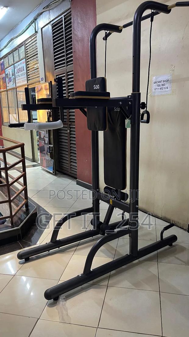 Chin Dip Power Tower With Bench - thumbnail 2