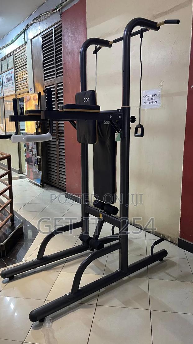 Chin Dip Power Tower With Bench - thumbnail 3