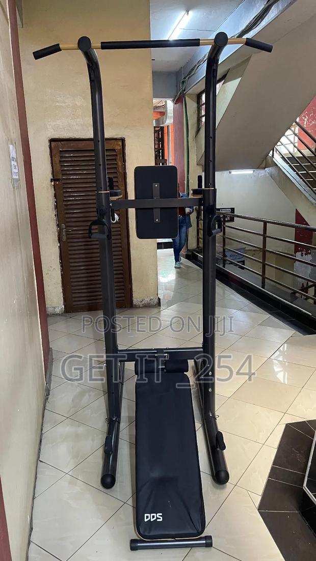 Chin Dip Power Tower With Bench - thumbnail 4