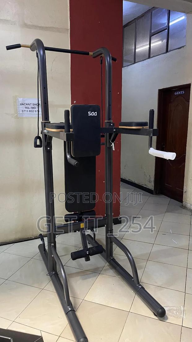 Chin Dip Power Tower With Bench - thumbnail 7