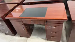 Office Tables:1400mm Executive Mahogany Boss Study Table