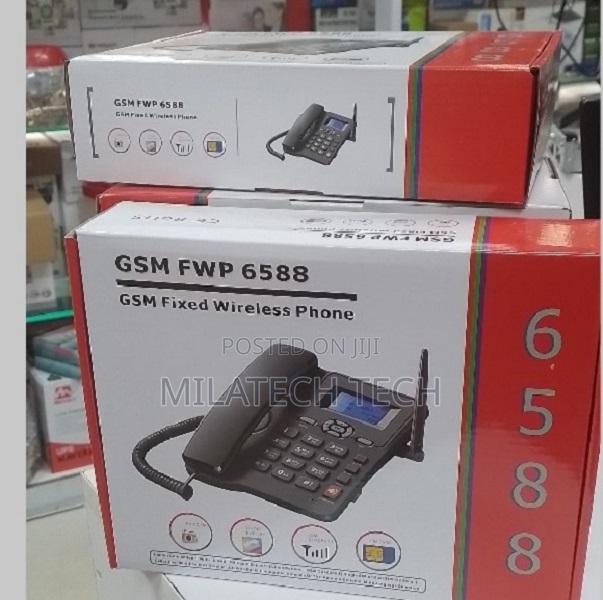 GSM FWP 6588 -GSM Fixed DESKPHONE Dual Sim Phone