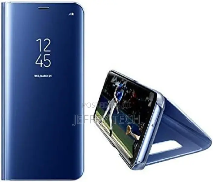 Samsung Galaxy S6 Edge Plus Clear View Stand Cover Case - Bl