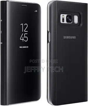 Samsung Galaxy S8 Clear View Standing Cover - Black