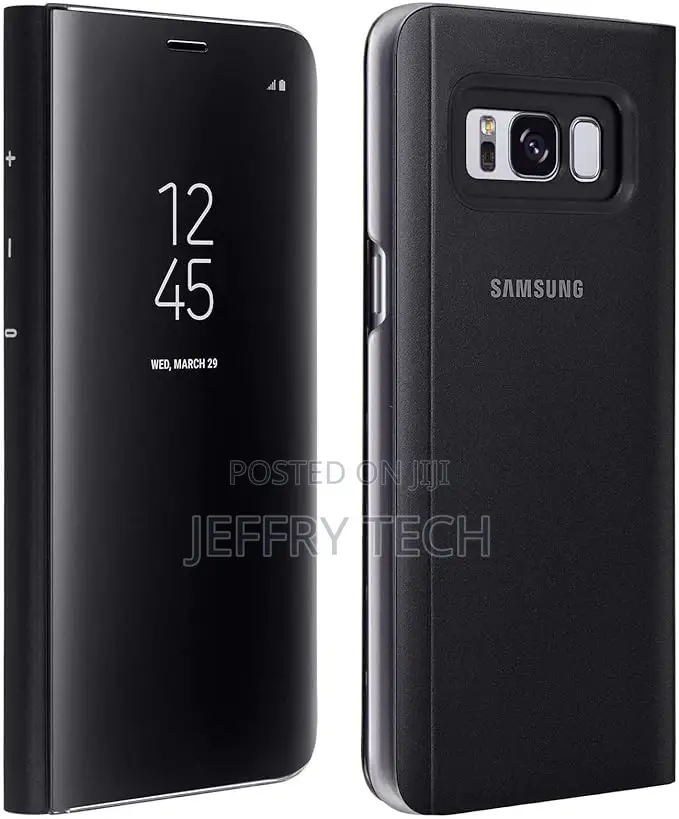 Samsung Galaxy S8 Clear View Standing Cover - Black