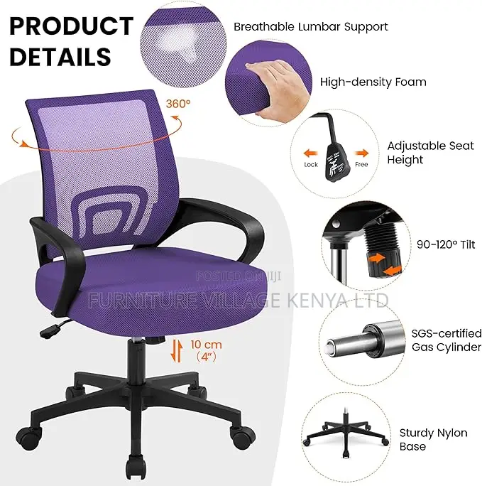 Office Chair : Breathable Computer Office Chair