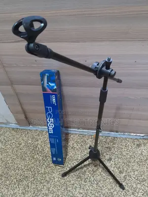 Portable Microphone Stand With Adjustable Knobs