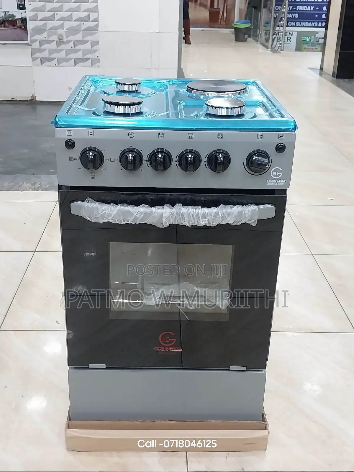 Eurochef Standing Cooker 50×55 , Rotisserie and Grill