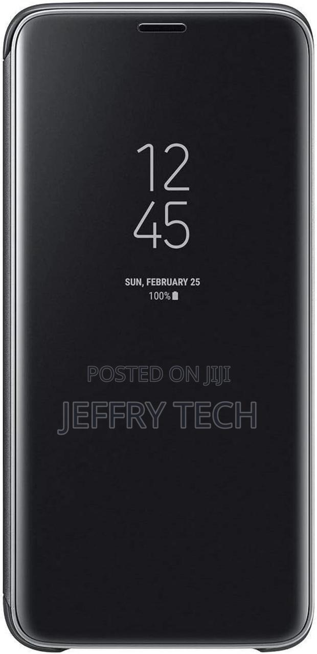 Samsung Clear View Cover Case for Samsung Galaxy S9-Black