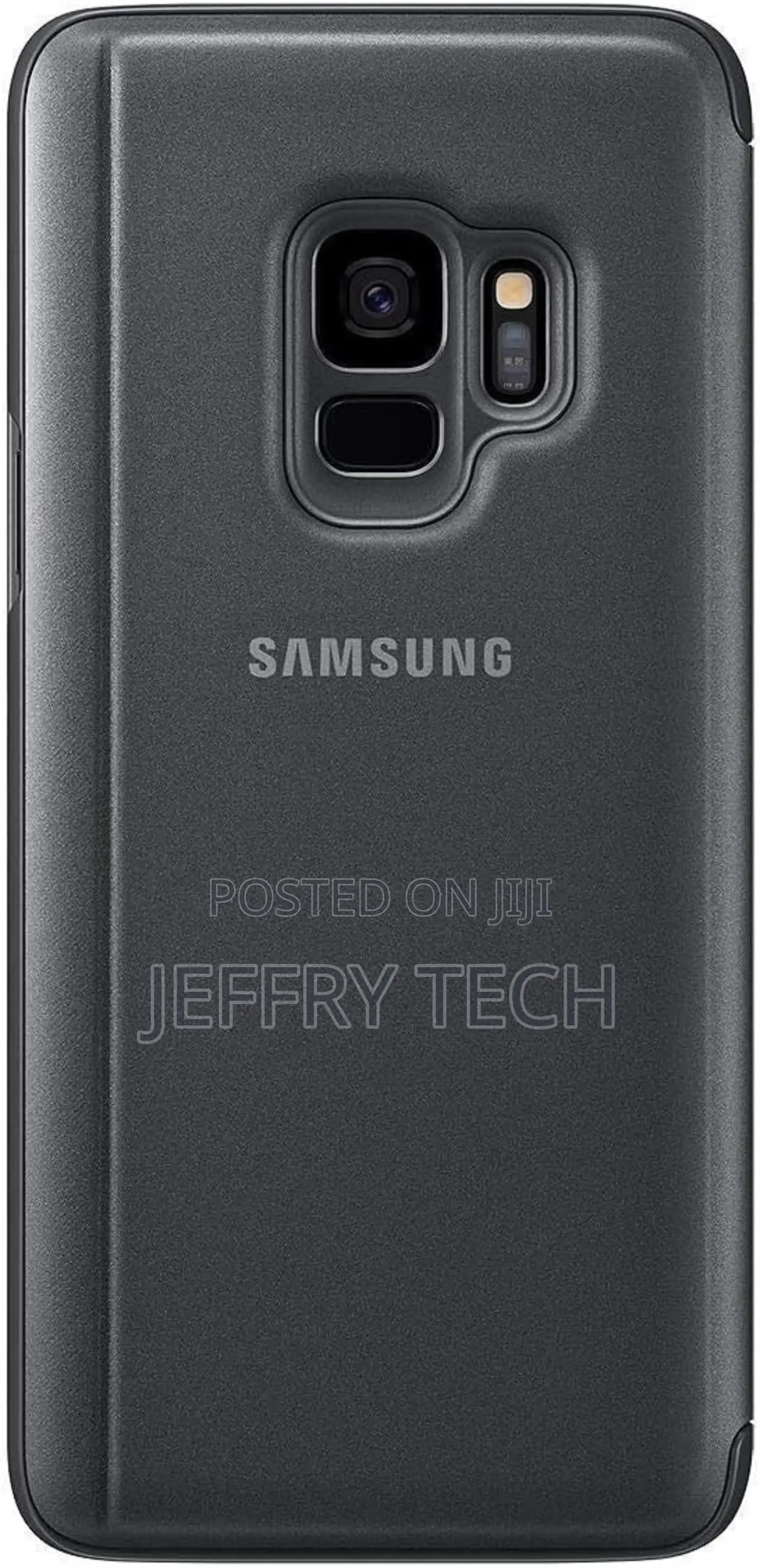 Samsung Clear View Cover Case for Samsung Galaxy S9-Black