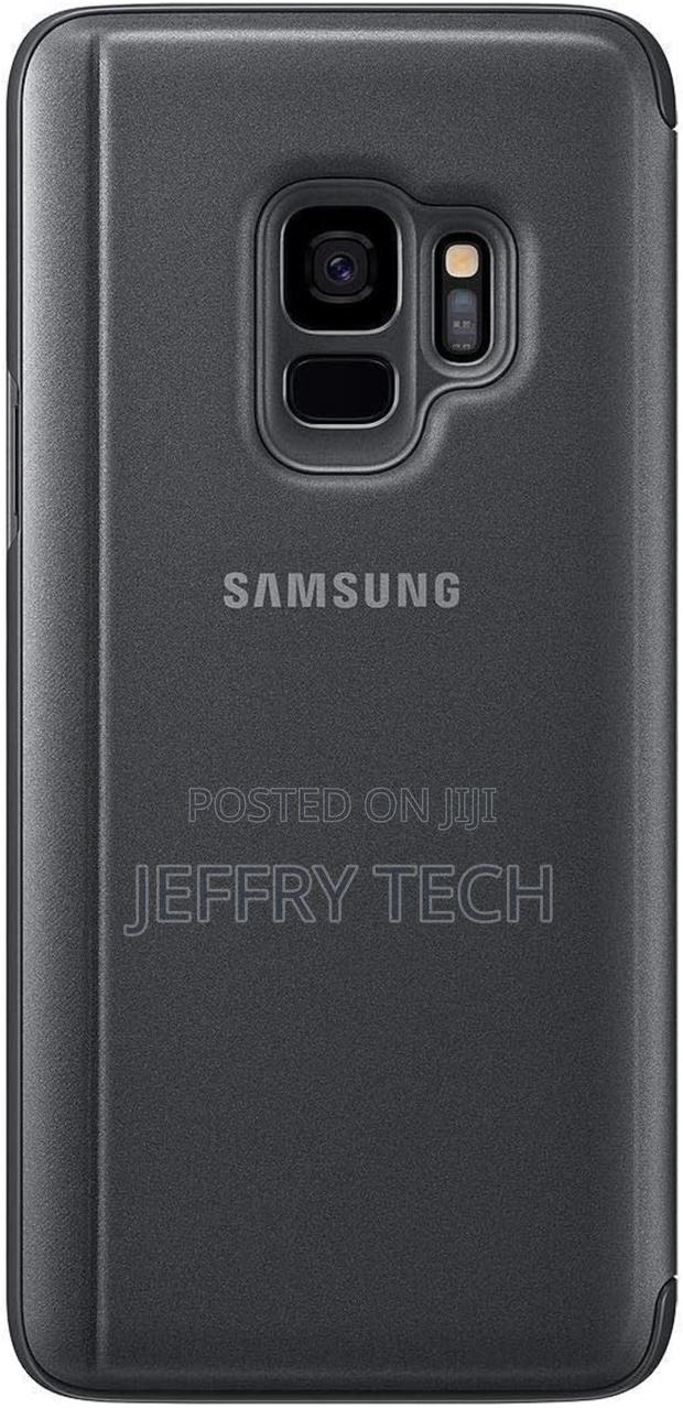Samsung Clear View Cover Case for Samsung Galaxy S9-Black - thumbnail 3