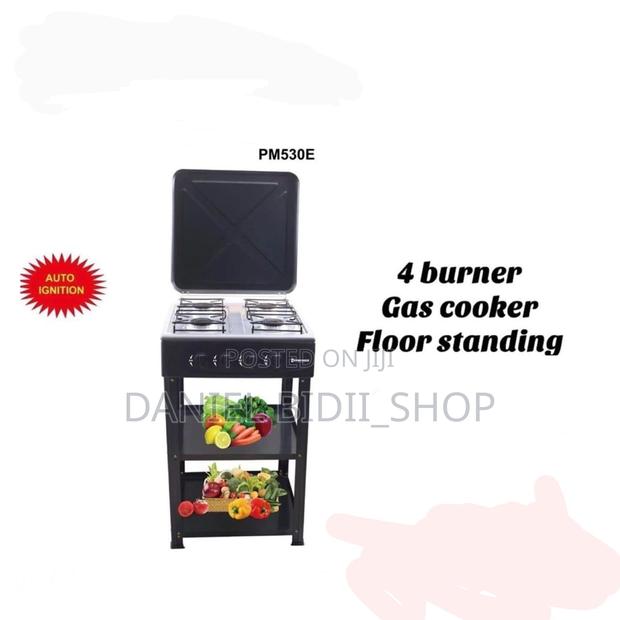 4burner Floor Standing Gas Cooker - main view