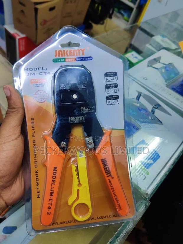 Terminate RJ45, RJ12, and RJ11 Plugs With Crimp Tool