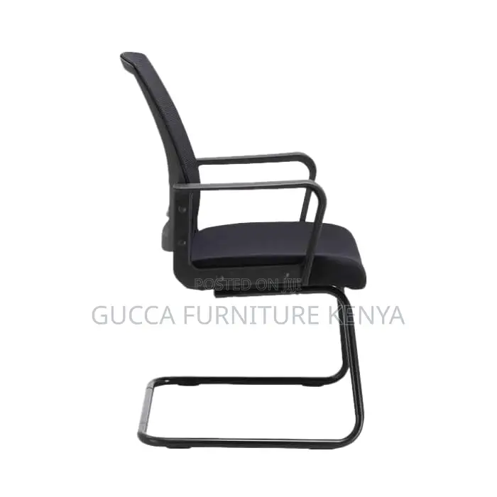 Office Chairs: Mid Back Mesh Guest Chair for Conference Room