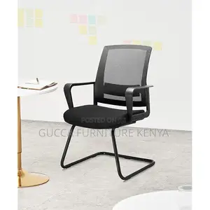 Office Chairs: Mid Back Mesh Guest Chair for Conference Room