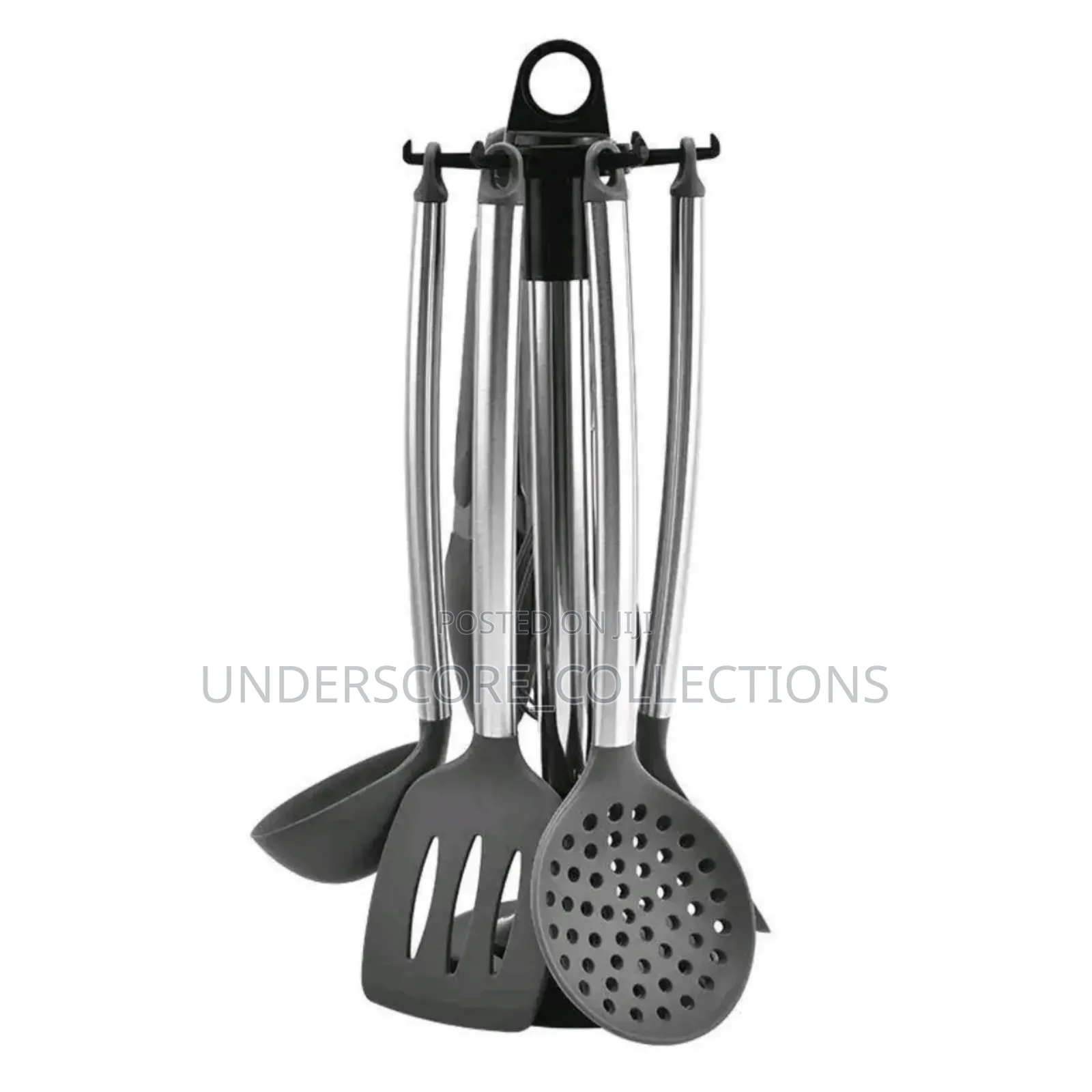 7-Piece Grey Silicone Kitchen Utensil Set.
On Offer.