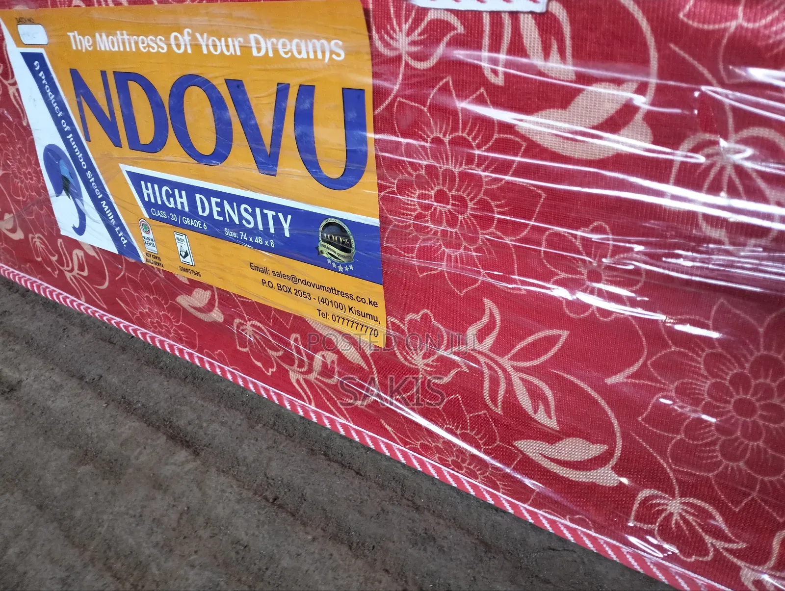 Ndovu 5 X 6 X 8 Heavy Duty Mattresses. Free Delivery