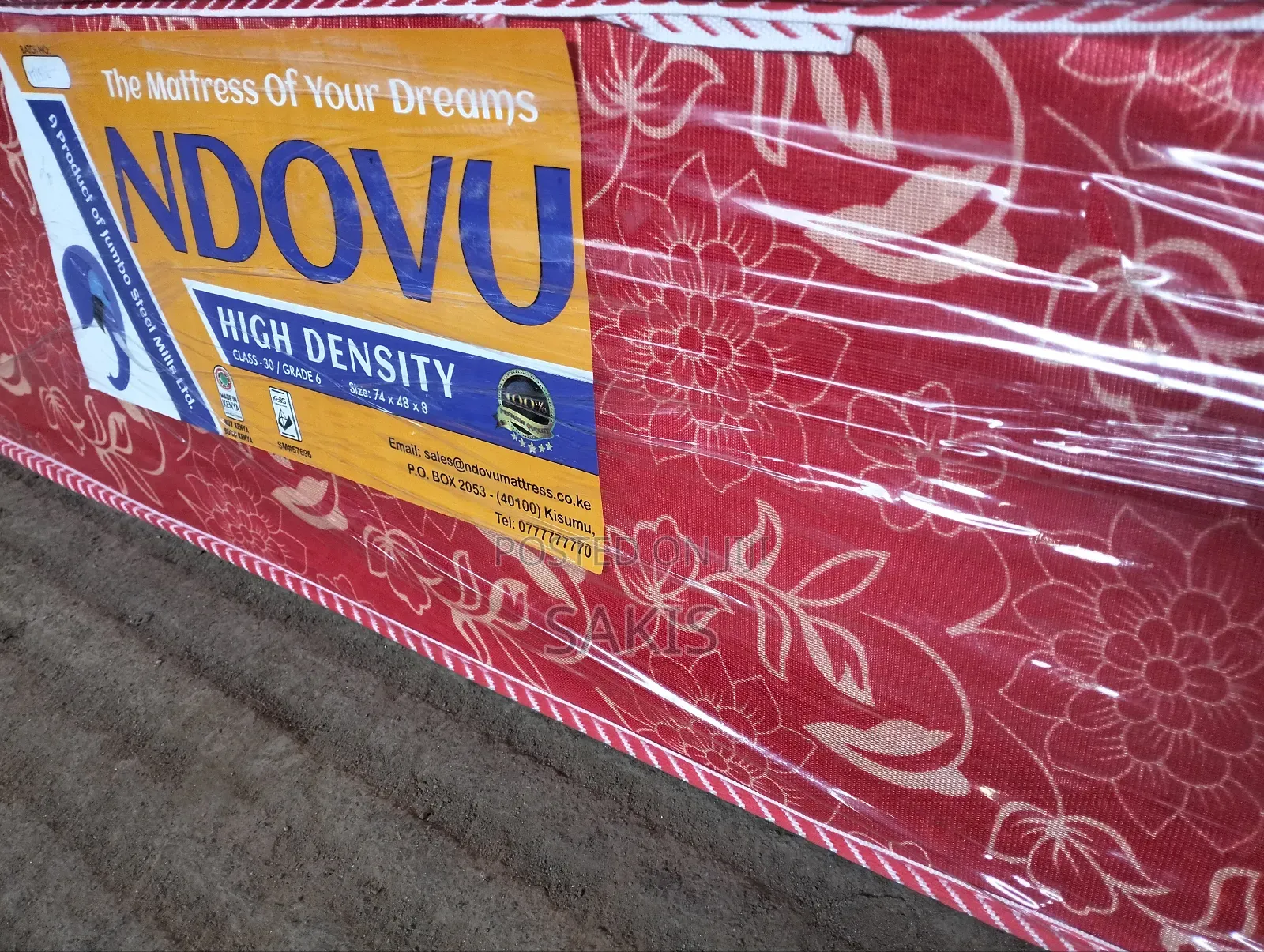 Ndovu 5 X 6 X 8 Heavy Duty Mattresses. Free Delivery