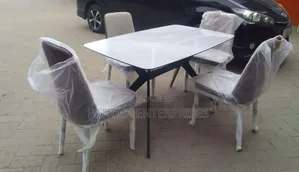 Modern Marble Dining Set 4 Seater