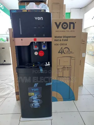 Von Hot Cold in Built Cup Dispenser Electric Cooling