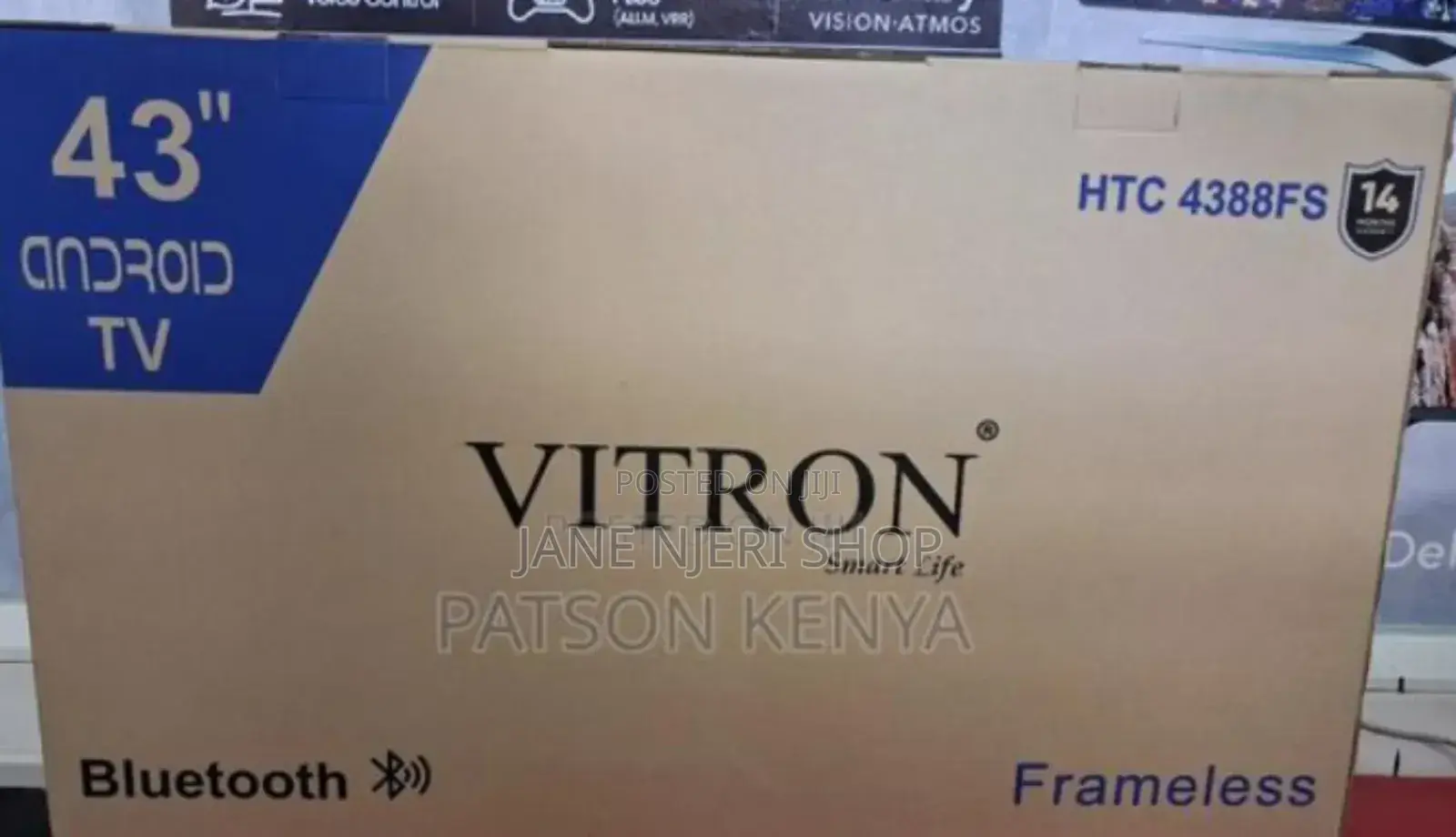 Brand New 43inch Vitron Smart Android Tv