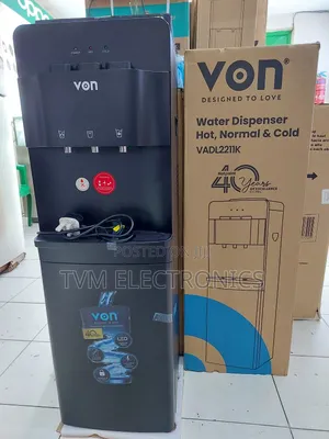 Von Hot Cold Normal Electric Cooling Dispenser Black