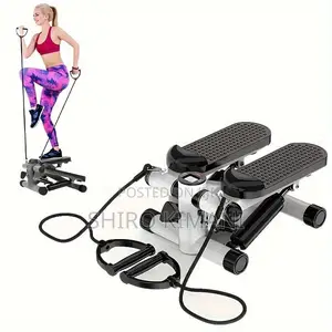 Mini Stepper With Resistance Bands