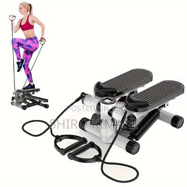 Mini Stepper With Resistance Bands