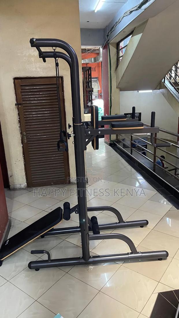 Chin Dip Power Tower With Bench - thumbnail 7