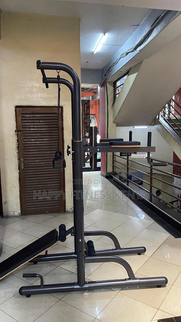 Chin Dip Power Tower With Bench - thumbnail 5