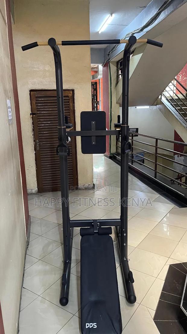 Chin Dip Power Tower With Bench - thumbnail 6