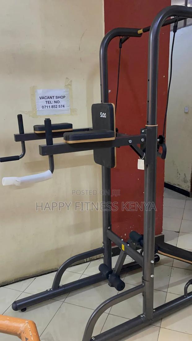 Chin Dip Power Tower With Bench - thumbnail 2