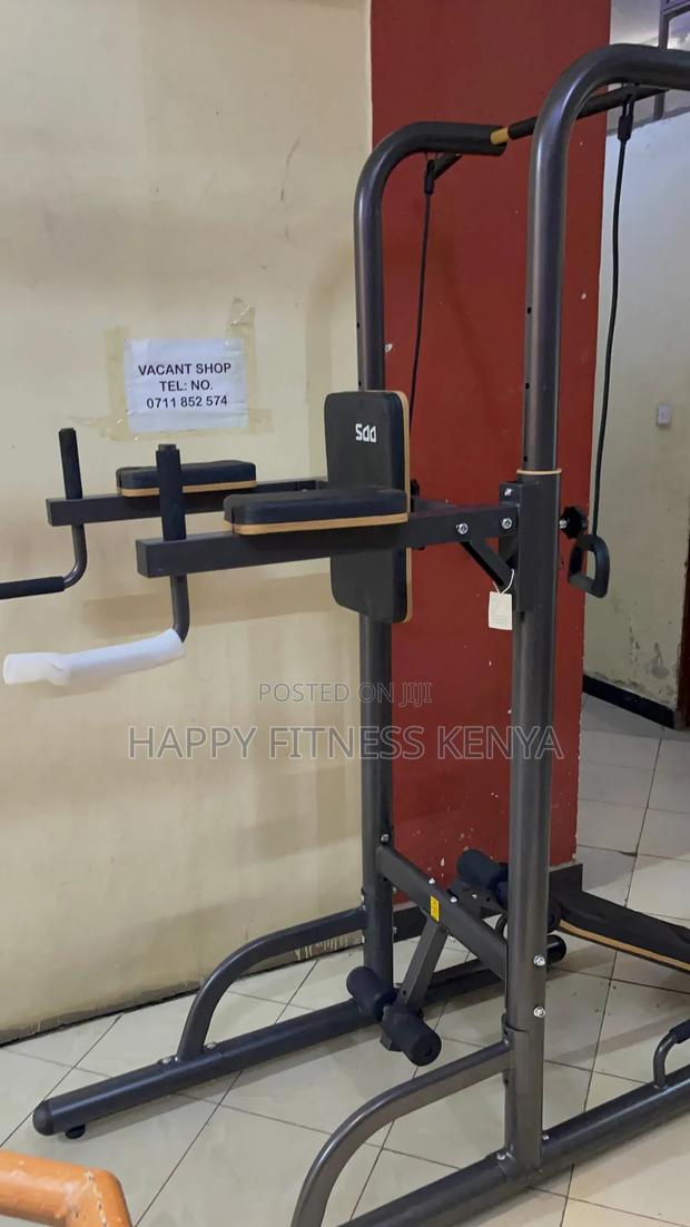 Chin Dip Power Tower With Bench - thumbnail 3