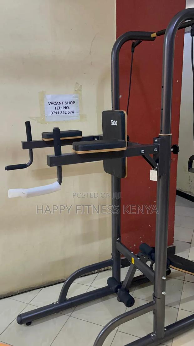 Chin Dip Power Tower With Bench - main view