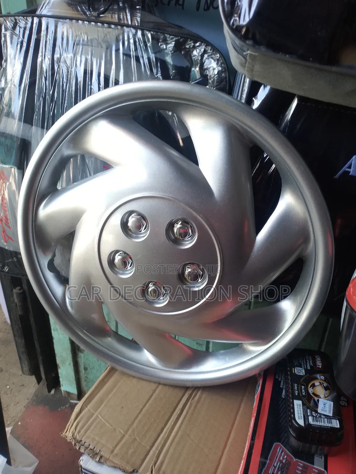 Silver Wheel Covers Size 15"