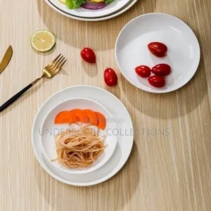 High-Quality Round Salad Plates for Restaurants and Homes.