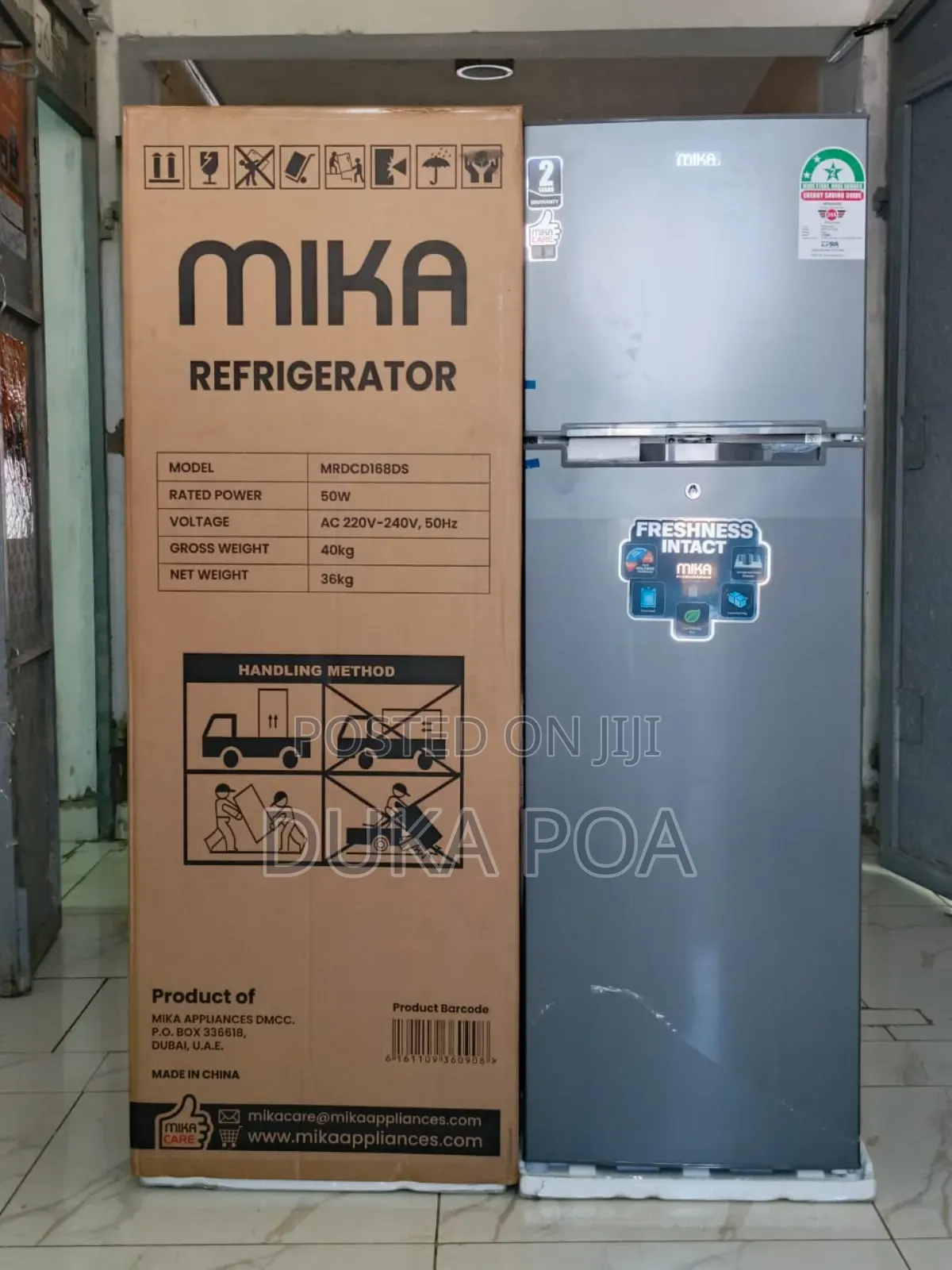 Mika Fridge 168 Litres, Mika Fridge 168 LTRS