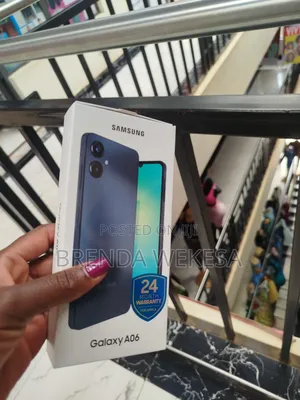 New Samsung Galaxy A06 128 GB Black