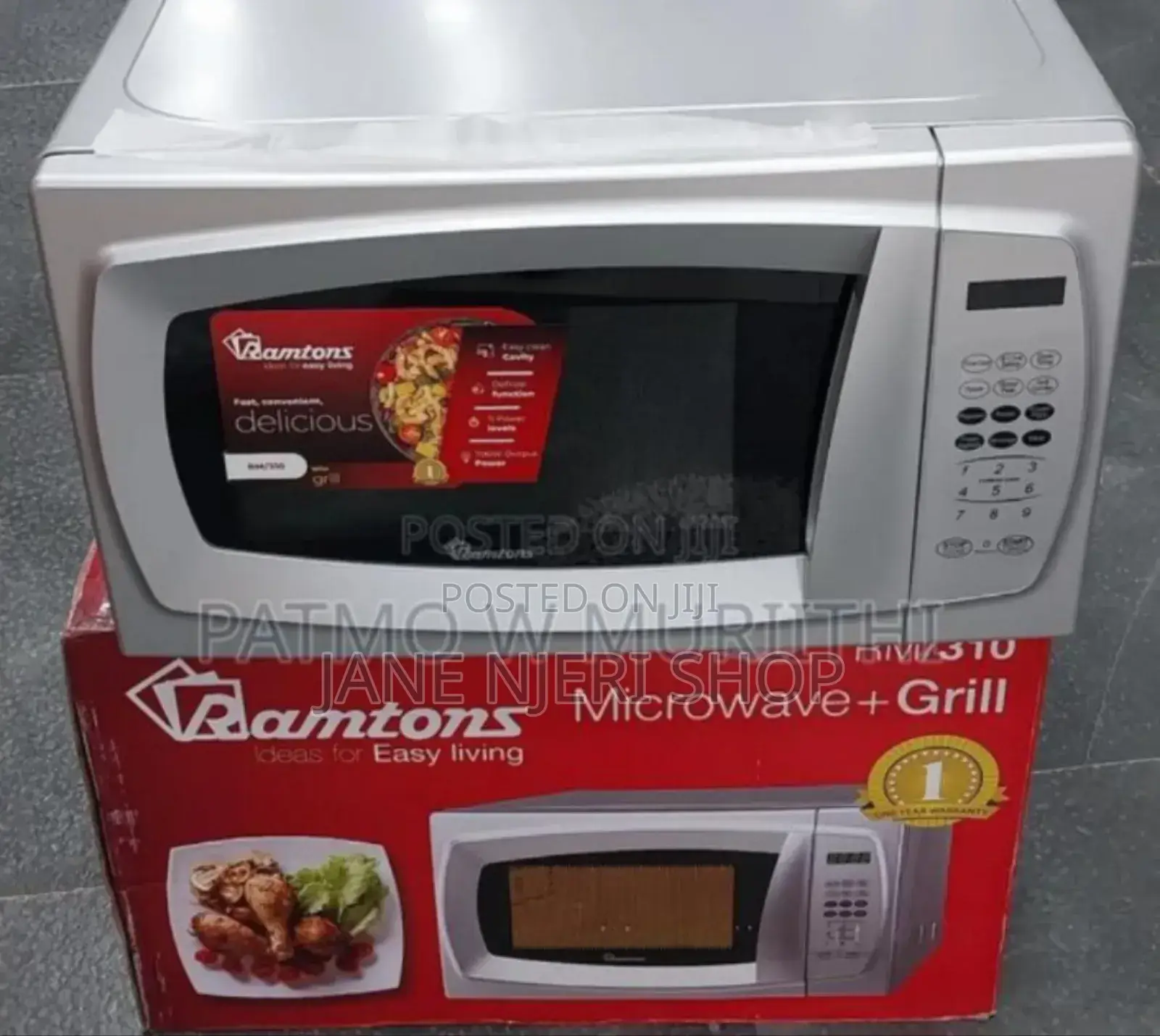 Ramtons 20 Litres With Grill Microwave