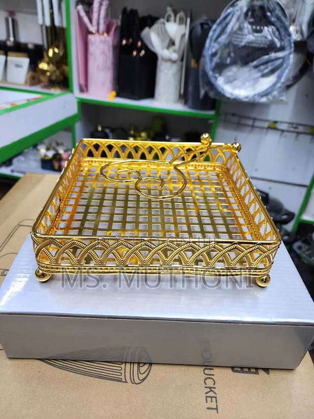 Luxury Gold Napkin Holder/Serviette Holder - thumbnail 3