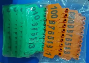 Orange Green Ear Tags for Sheep/Goat/Cows