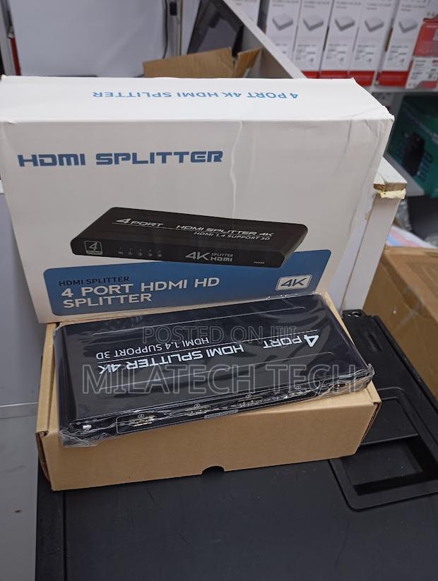 4port HDMI Splitter 1 in 4 Out 3D Splitter