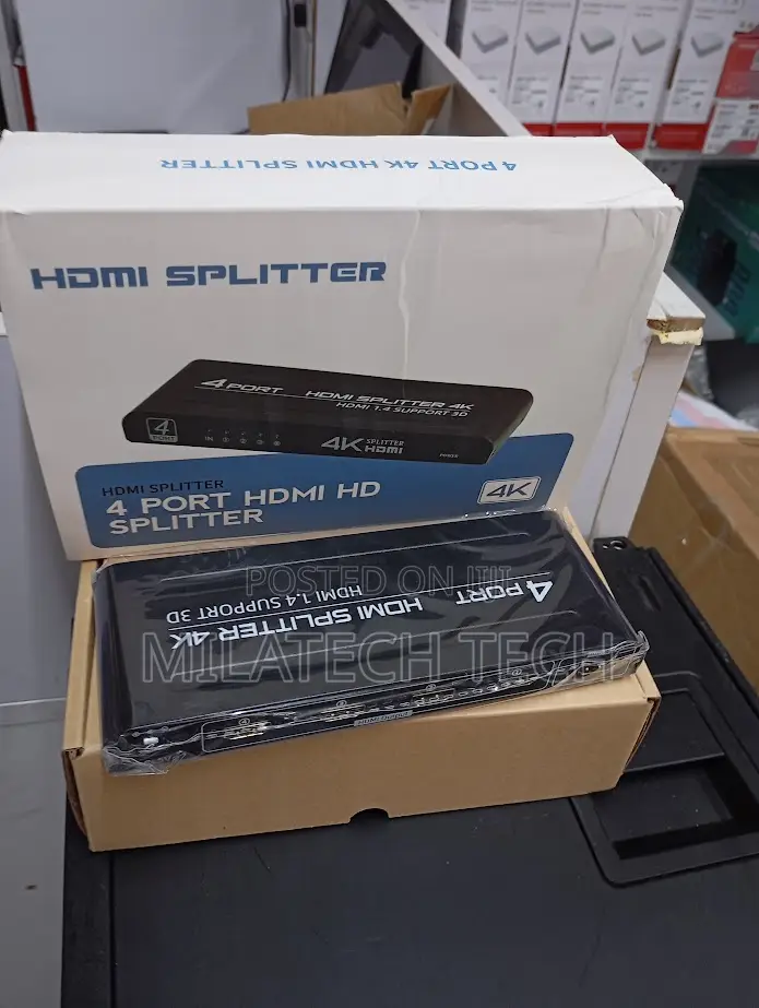 4port HDMI Splitter 1 in 4 Out 3D Splitter